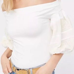 NWT Free People Off Shoulder Top Size Small